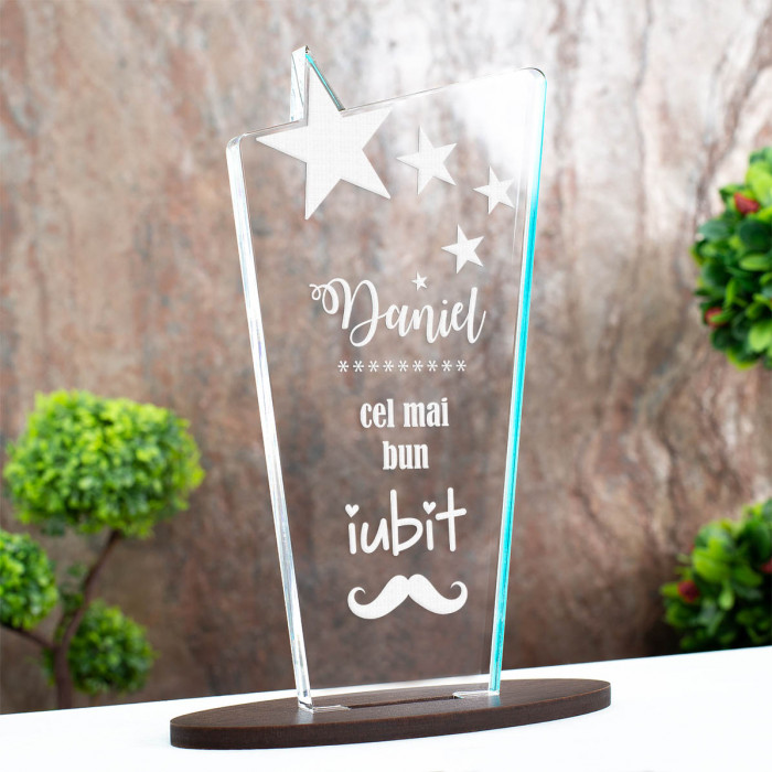 Trofeu Cuplu, Cel mai bun iubit, Cadou personalizat Cupa