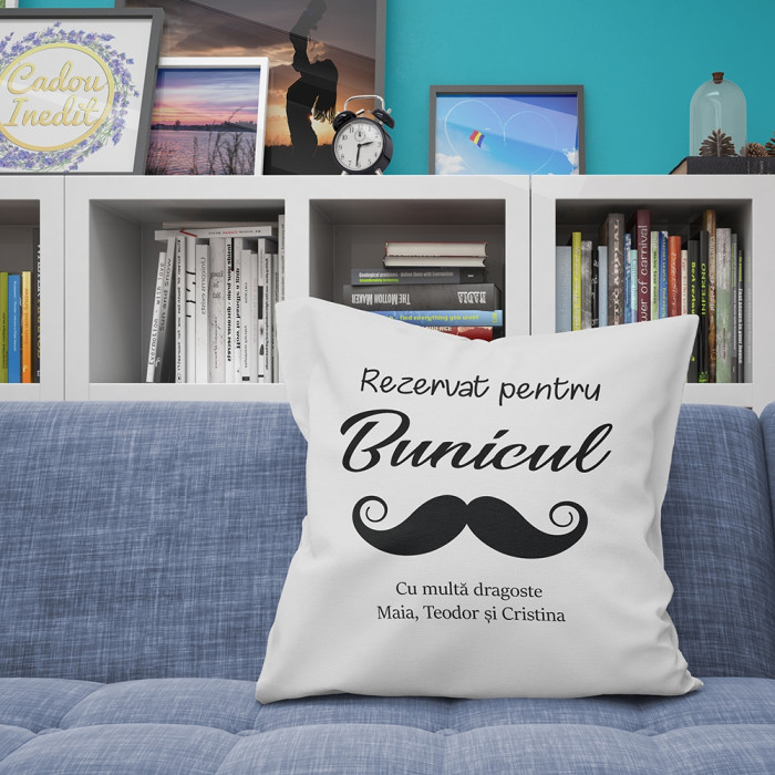 Cadou personalizat Perna Personalizata  -perna pentru bunicul de la nepoti