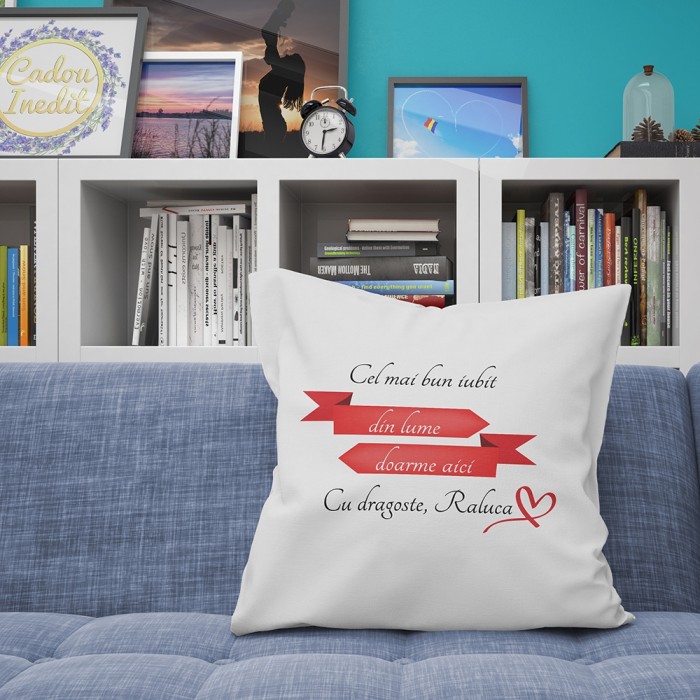 Cadou personalizat Perna Personalizata  - Cel mai bun iubit