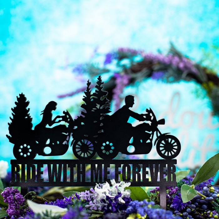 Accesorii pentru nunta - Topper nunta Motociclete Rock Harley Davidson Cadou personalizat