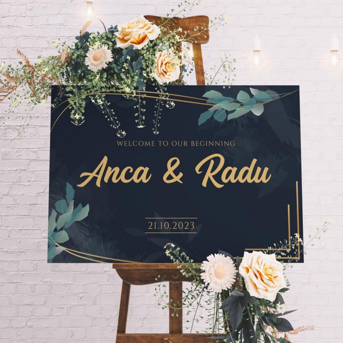 Placuta Bine ati venit, Welcome to our wedding, Accesorii nunta personalizate