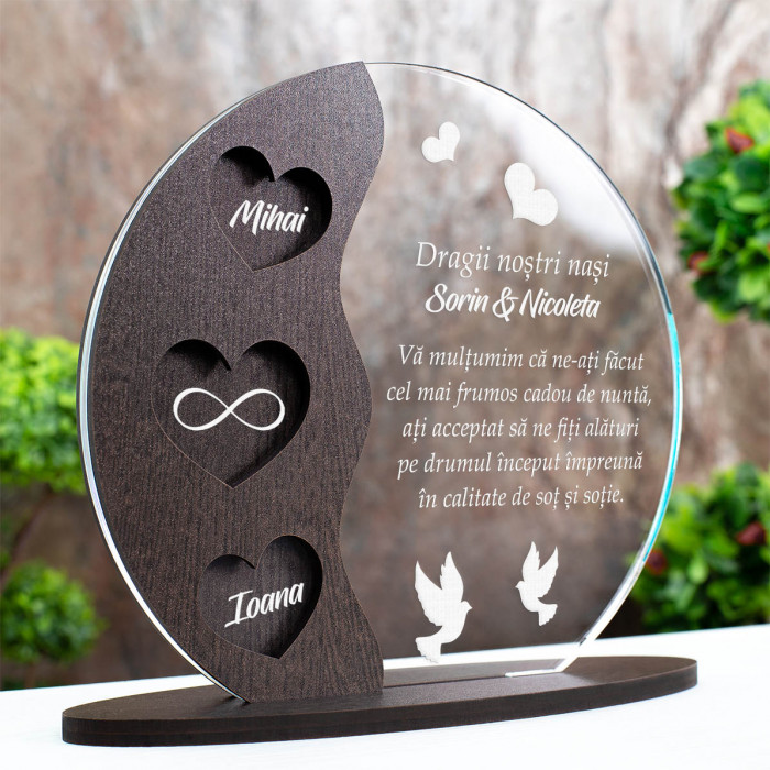 Trofeu Nasi, Cel mai frumos dar, Cadou personalizat Semiluna
