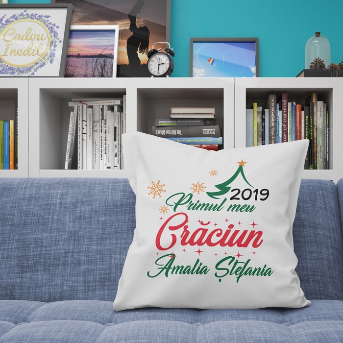 Cadou personalizat Perna Personalizata - Primul meu Craciun
