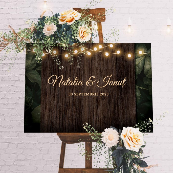 Placuta Bine ati venit, Cozy Place, Accesorii nunta personalizate