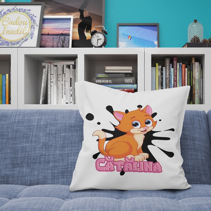 Cadou personalizat Perna Personalizata - Pisicuta pis-pis-pis