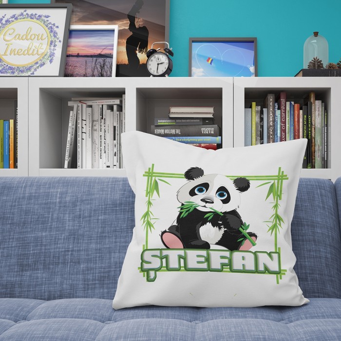 Cadou personalizat Perna Personalizata - Ursulet Panda