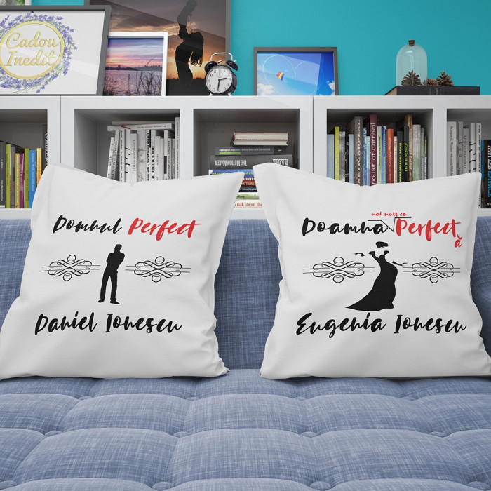 Cadou personalizat Perne Personalizate - Cuplul PERFECT