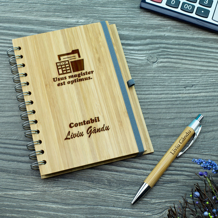 Agenda personalizata Contabil, Usus magister, Cadou personalizat