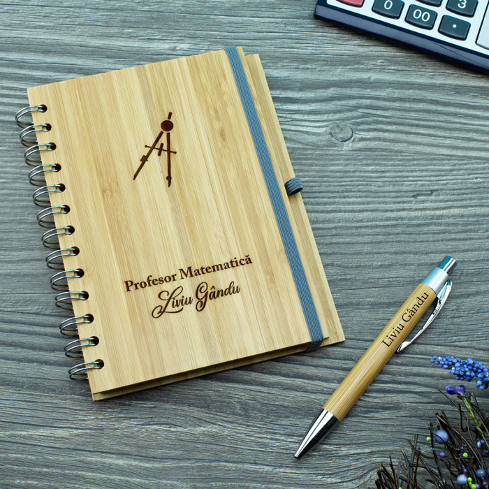 Agenda personalizata Profesor matematica, Calcule si rezolvari, Cadou personalizat