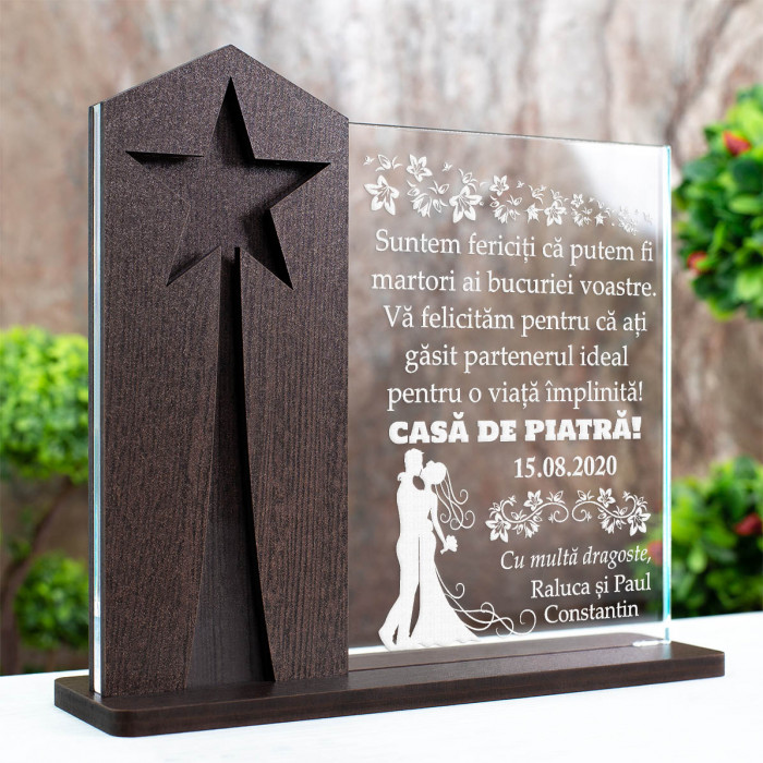 Trofeu Miri, Partenerul ideal, Cadou personalizat Astru
