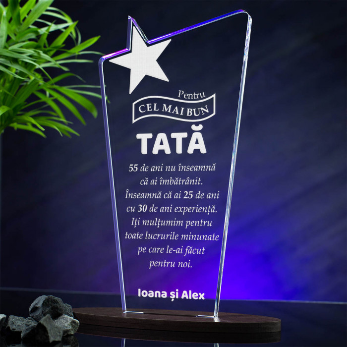Trofeu Tata, Iti multumim, Cadou personalizat Cupa