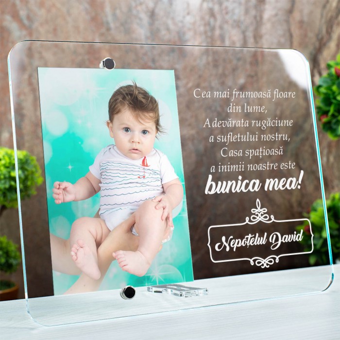 Rama foto Bunica, Casa inimii noastre, Cadou personalizat 2520