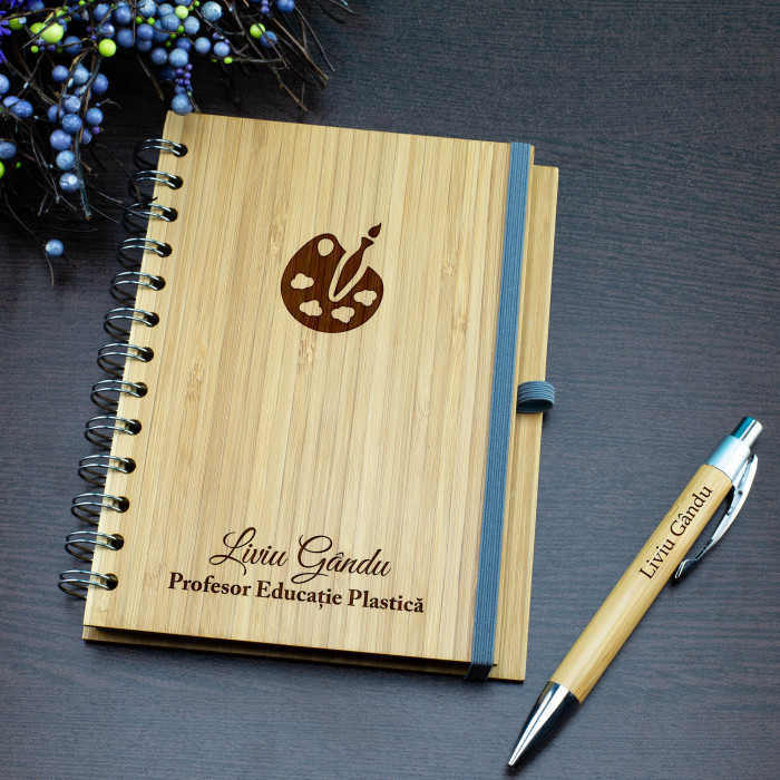 Agenda personalizata Profesor Educatie plastica, Artist, Cadou personalizat