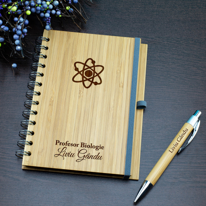 Agenda personalizata Profesor biologie, Apreciere, Cadou personalizat