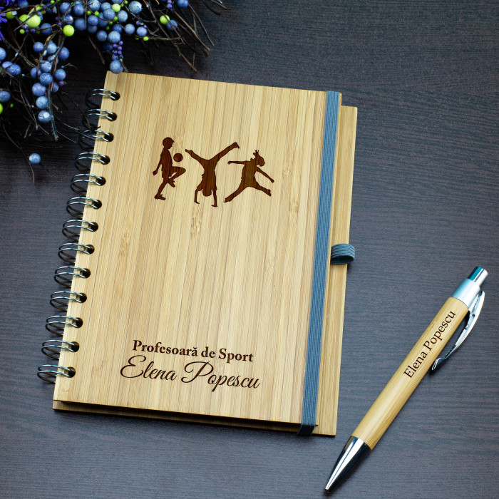 Agenda personalizata Profesor de Educatie fizica, Sport, Cadou personalizat