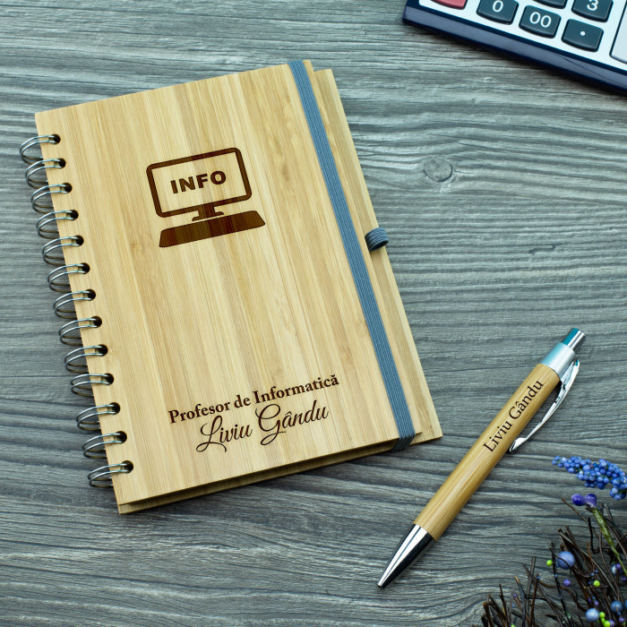 Agenda personalizata Profesor de informatica, Algoritmi, Cadou personalizat