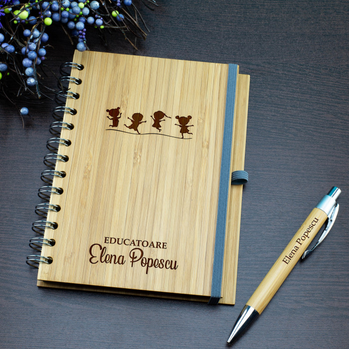 Agenda personalizata Educatoare, Ingaduinta, Cadou personalizat