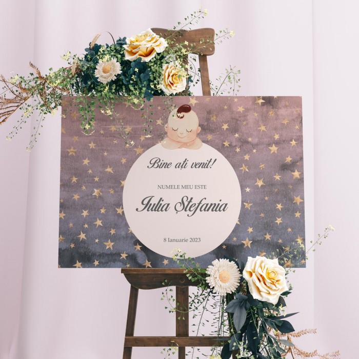 Placuta Botez, Bine ati venit, Accesorii botez personalizate