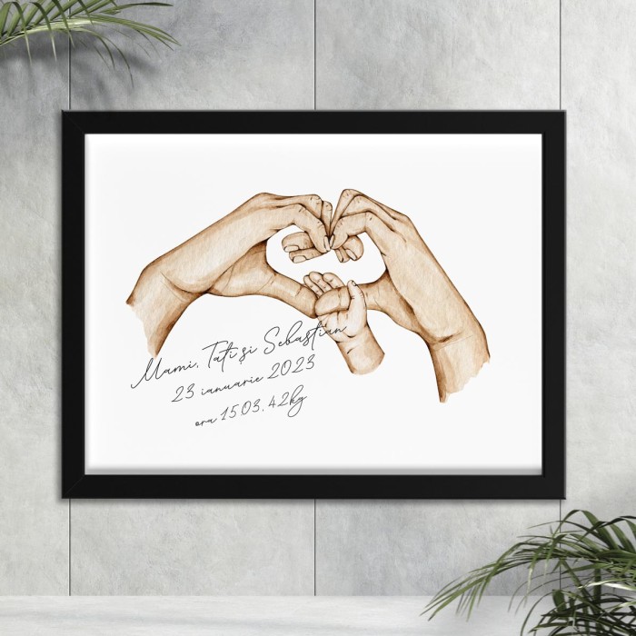 Tablou personalizat Familie, Noi, A3 Cadou Personalizat 1