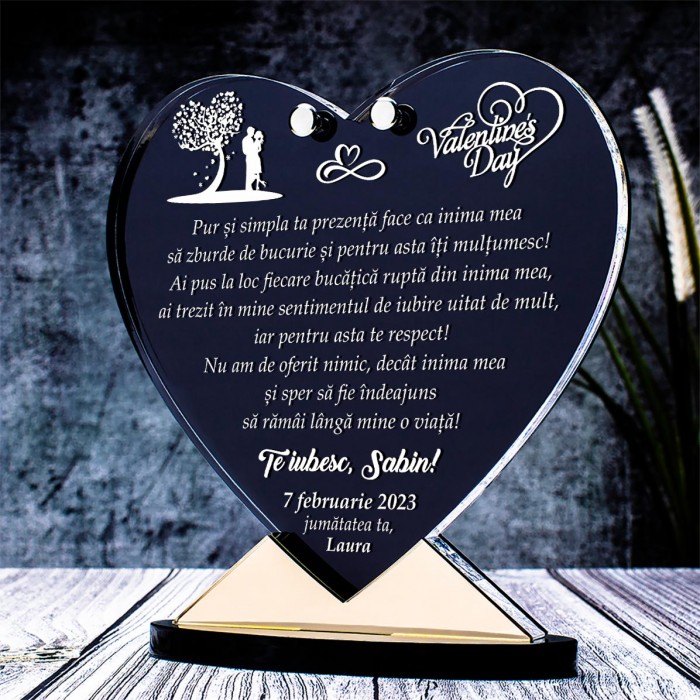 Trofeu Indragostiti, Declaratie Valentine's Day, Cadou personalizat Diligos