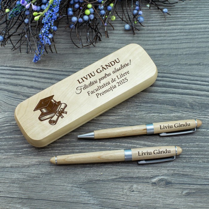 Set-de-scris-Premiu,-Absolvent-facultate,-Cadou-personalizat-Roller