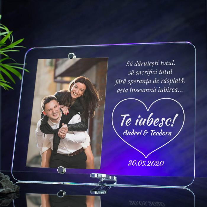 Rama foto Cupluri, Iubirea inseamna daruire, Cadou personalizat 2520
